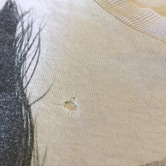 Threadless Rare 'Wild Dog' by Corinne A. Reid Ratty Burnout Tee - Picture 10 of 15